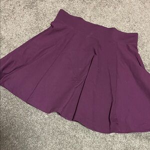 H&M DEEP plum S skater skirt Purple Women's Skirt